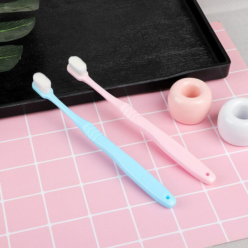 New Japanese micro-nano fine soft-bristle toothbrush for pregnant women and confinement, adult household small-head toothbrush with 10,000 bristle hairs