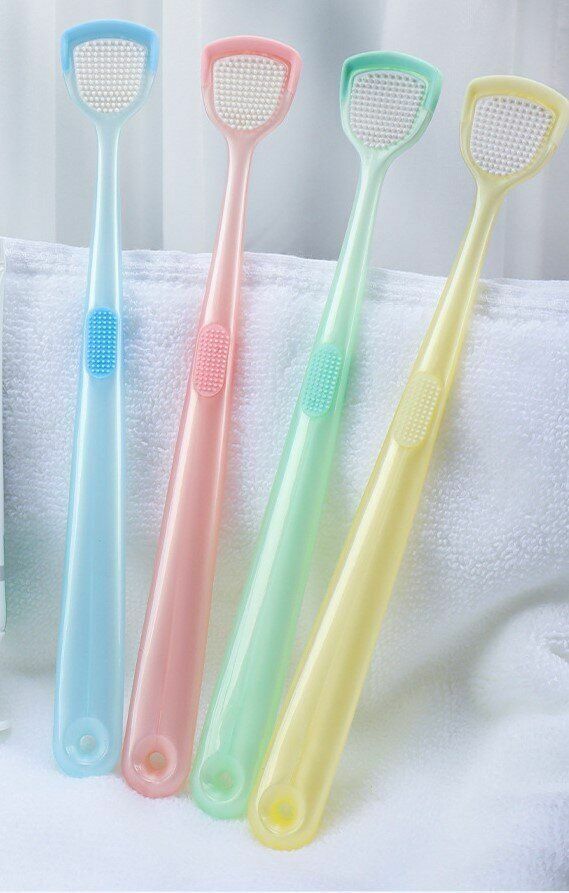 New tongue toothbrush Tongue scraper Tongue scraper Tongue scraper Tongue brush Tongue scraper Bad breath removal Tongue cleaner Oral health care Tongue brush Toothbrush Oral cleaning stick Tongue cleaning oral cavity Double-sided tongue brush Oral deep cleaning Tongue brush massager