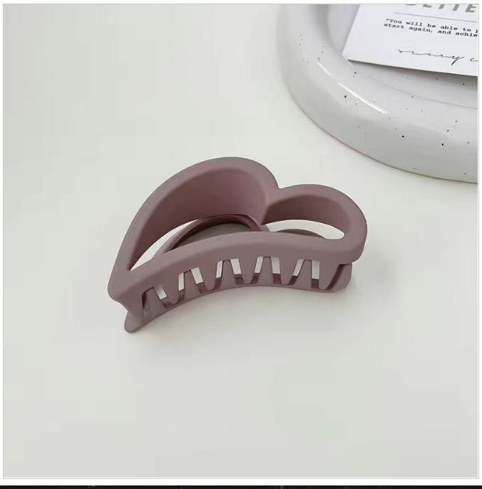 Hot Selling Acrylic Love Shark Hair Clip Hair Accessories (Light Purple)