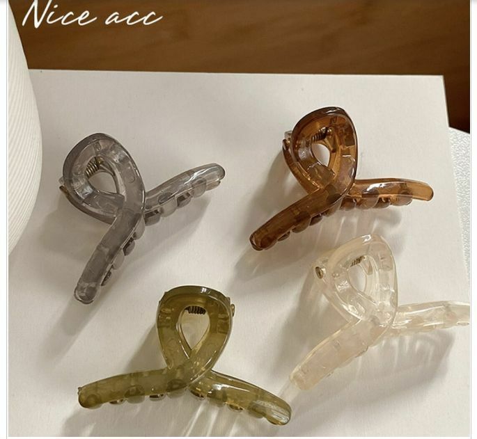 Hot selling mini jelly color shark hair clip hair accessories (one in each of four colors)