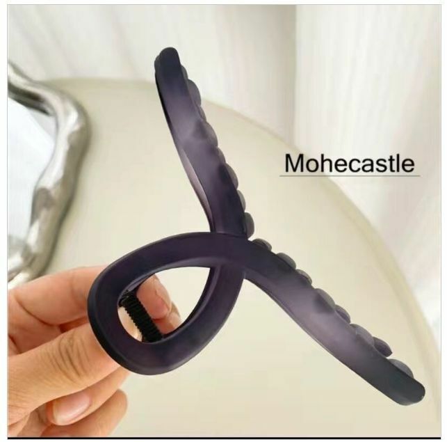Hot selling large frosted matte simple shark hair clip hair accessory (gradient color)