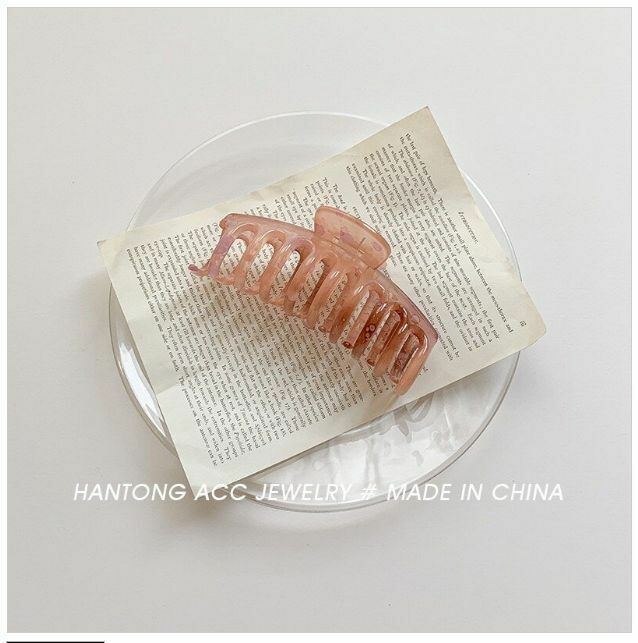 Hot selling ink dot shark hair clip hair accessories (brown)