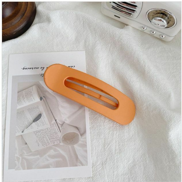 Hot Selling Korean Style Large Acrylic Hairpin (Ginger Yellow)