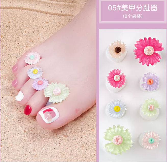 Hot selling manicure tools toe separator 05 open daisy