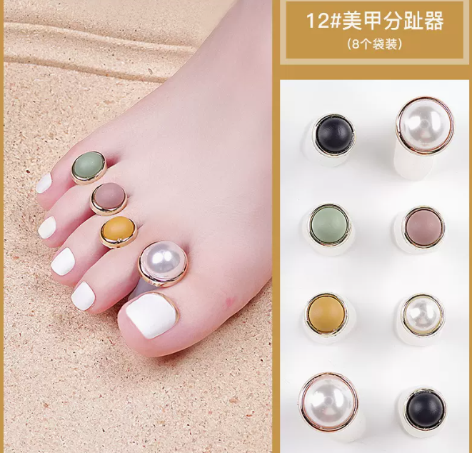 Hot Selling Manicure Tools Toe Separator 12 Forest Pearls