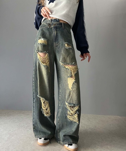 日本🇯🇵連線 JAVA 不對稱牛仔褲 寬鬆 黑灰色 淺藍色 刷舊藍色(任買兩件711免運)/預購