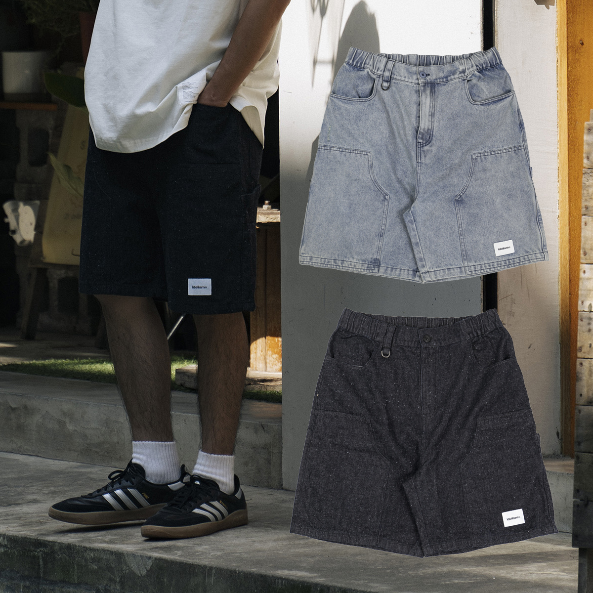 idealism Double Knee Jean 水洗 原丹寧 單寧雙膝褲【ID24050】