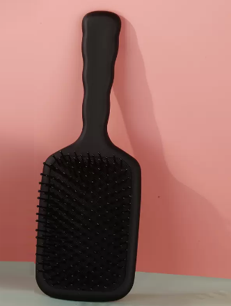 Popular candy-colored airbag massage comb (black) (size: length 24cm wide 8.3cm)