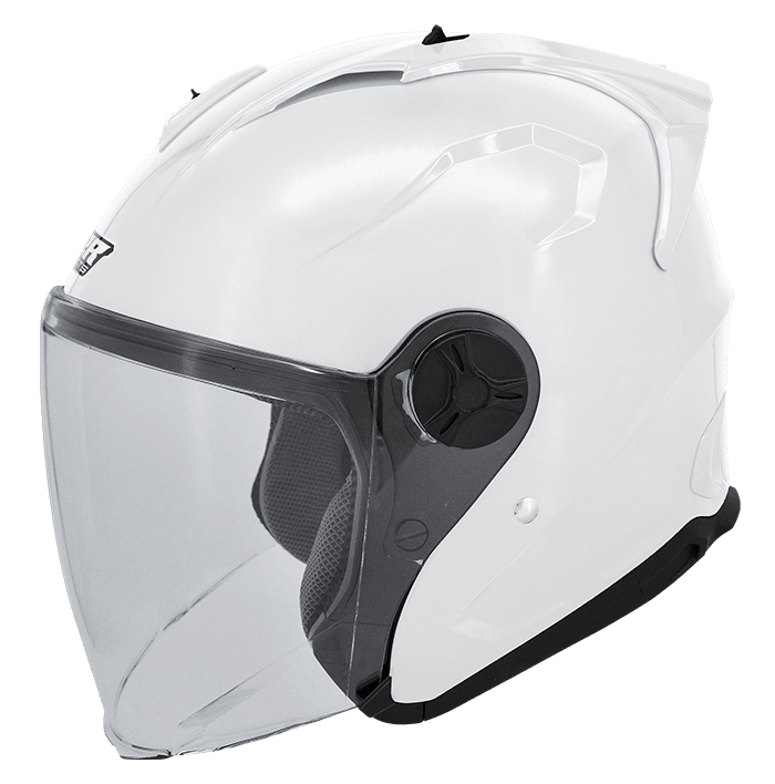 M2R J-X 珍珠白 素色 3/4罩 輕量