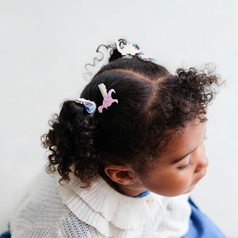 Mimi & Lula 歡樂派對-恐龍家族迷你髮夾8入