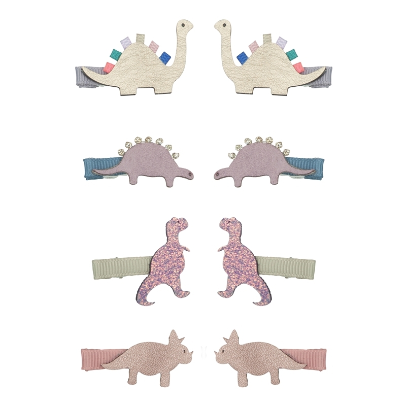 Mimi & Lula 歡樂派對-恐龍家族迷你髮夾8入