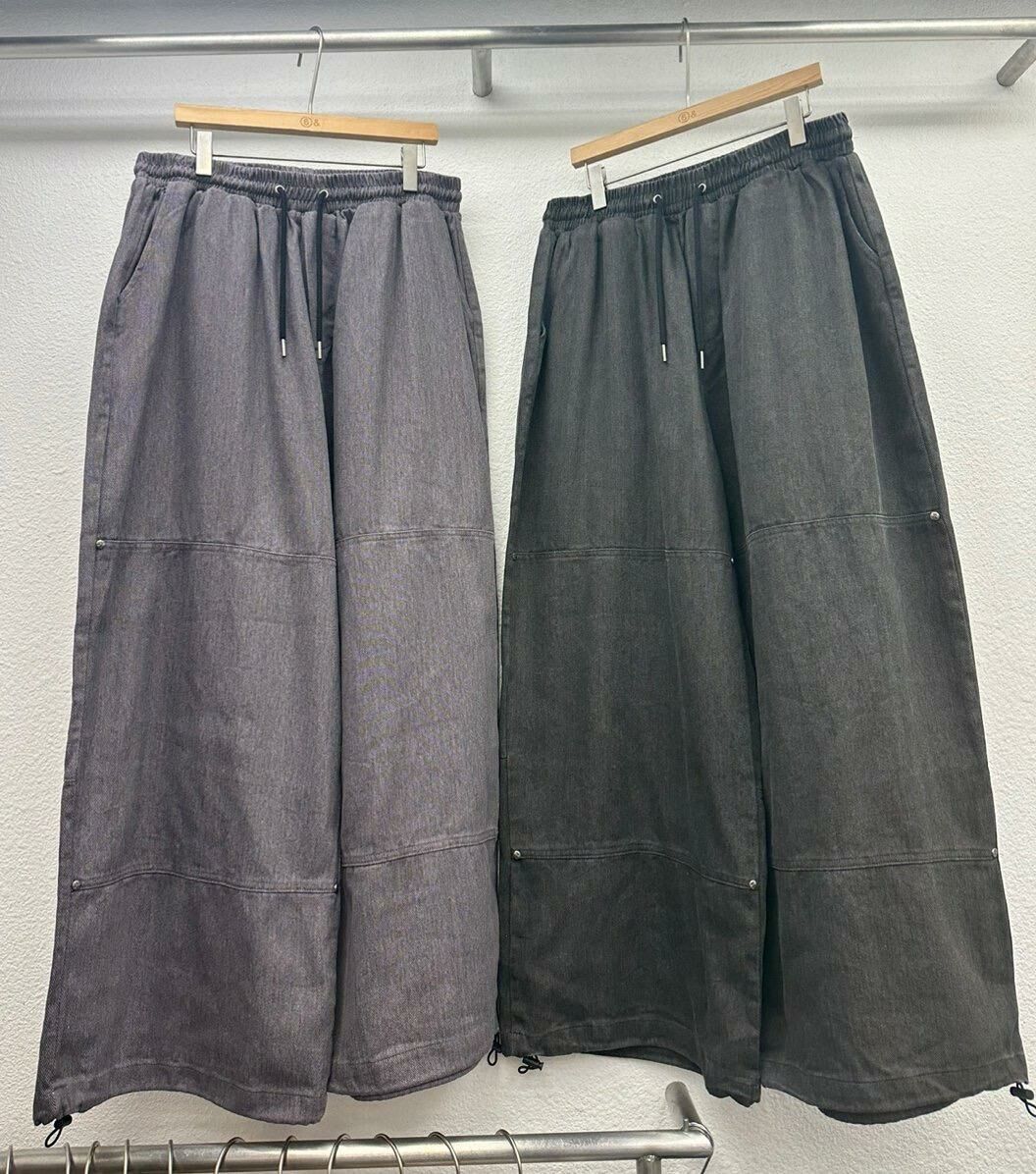 淨色可束腳鬆身褲 GAME-038P