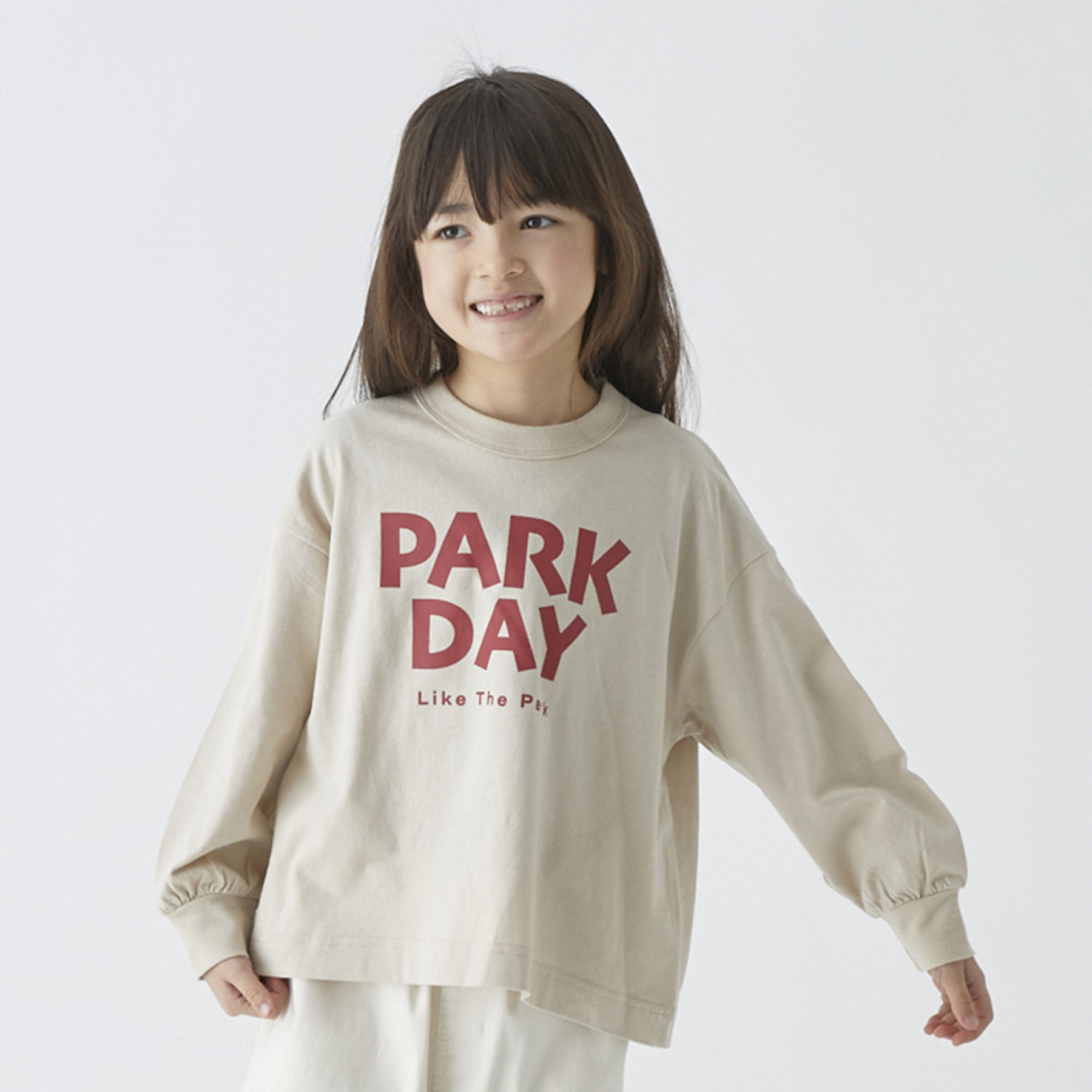 日本 FOV 天竺棉．PARKDAY 長袖上衣 (燕麥色，M) 614402