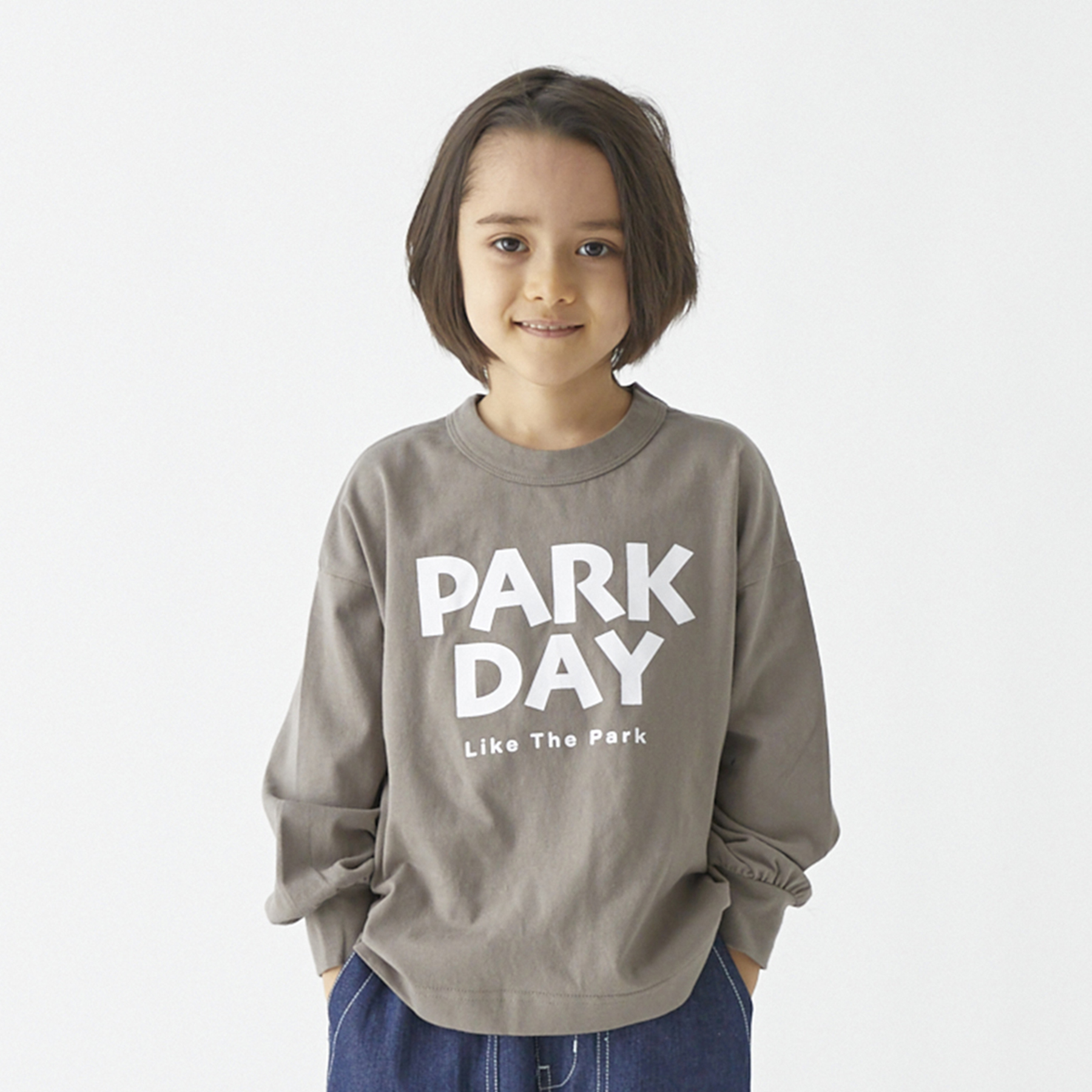 日本 FOV 天竺棉．PARKDAY 長袖上衣 (燕麥色，M) 614402