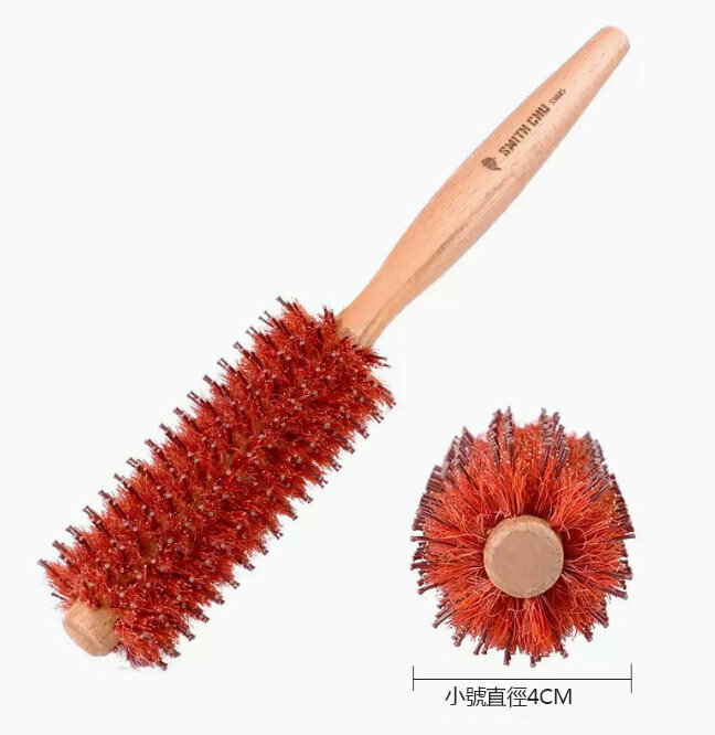 New comb (988 beech wood inverted hair roller comb small size)