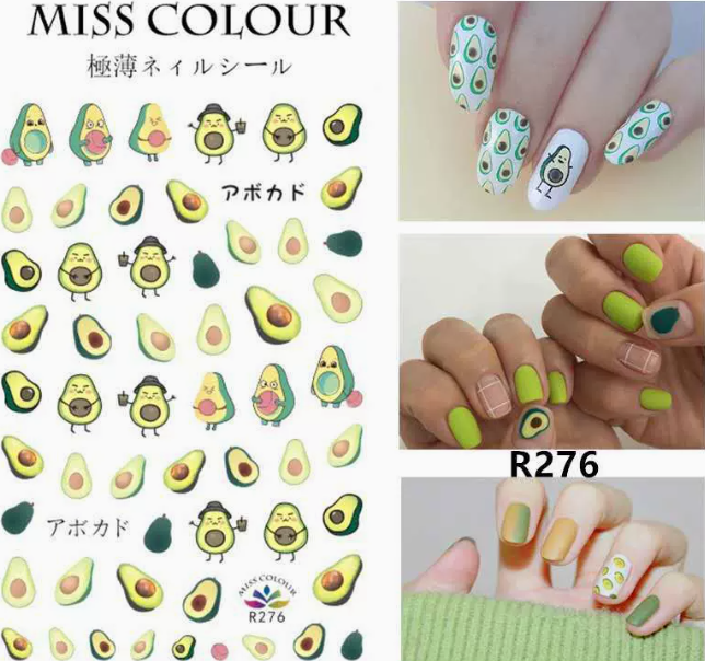 Hot Selling Nail Art Fresh Series Stickers (276#)