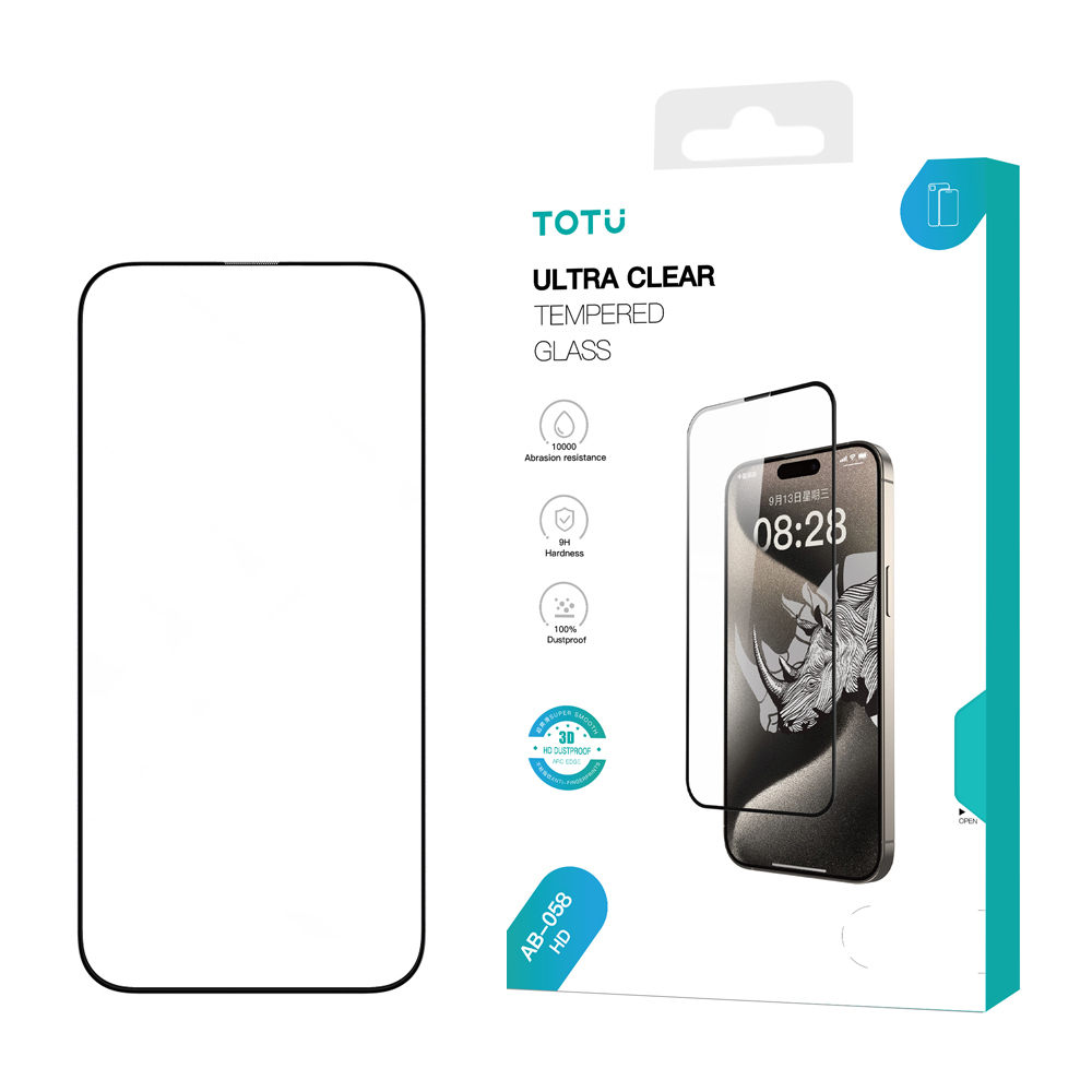 TOTU 拓途  iPhone 16/16 Plus/16 Pro/16 Pro Max 鋼化玻璃保護貼保護膜 9H 犀牛家族