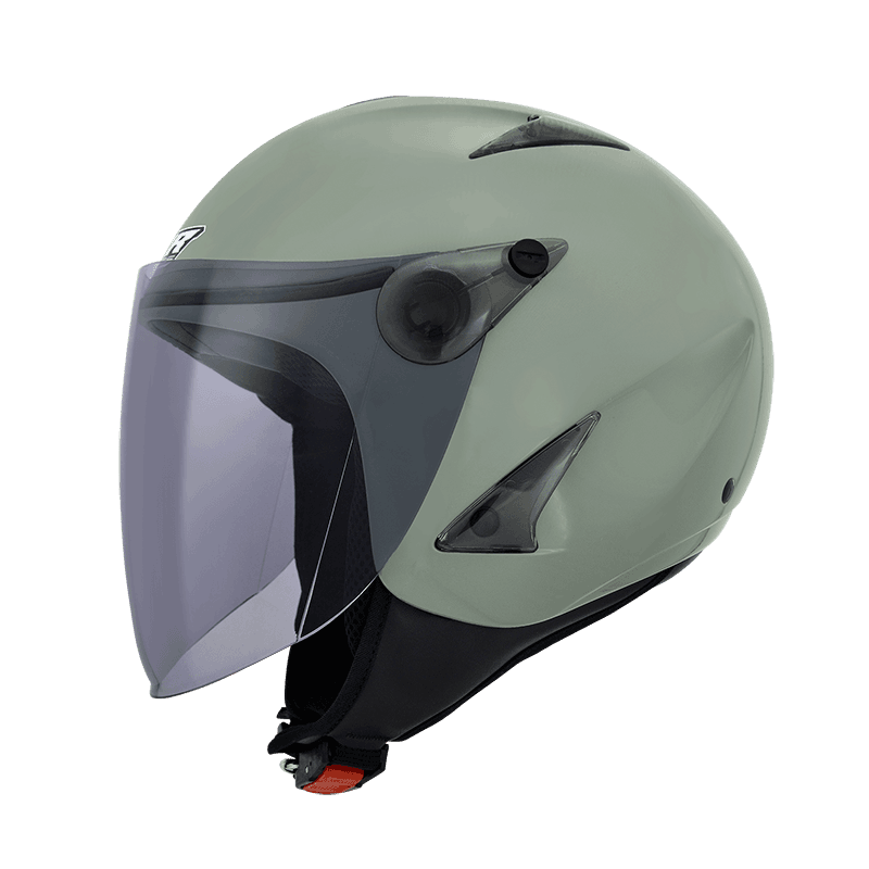 M2R M01 橄欖綠 素色 3/4罩 輕量