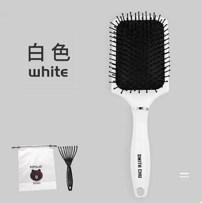新款梳子（珍珠白色大板梳）