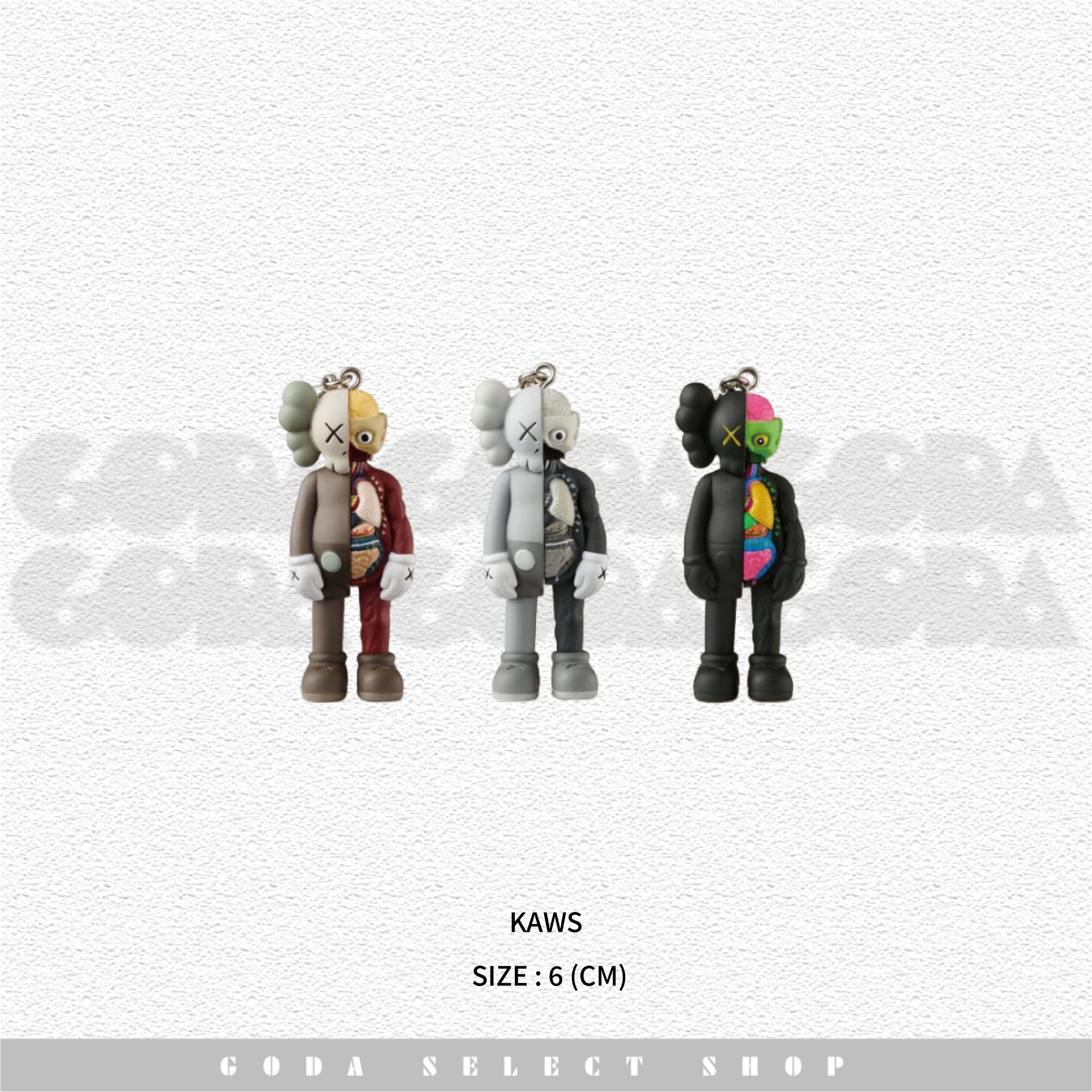 KAWS TOKYO FIRST CHUM キーホルダー キーチェーン6点セット KAWS TOKYO FIRST CHUM キーホルダー キーチェーン6点セット