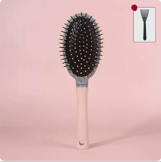 New home use curling fluffy comb (Sakura pink-square air cushion) [size: 24*8cm]