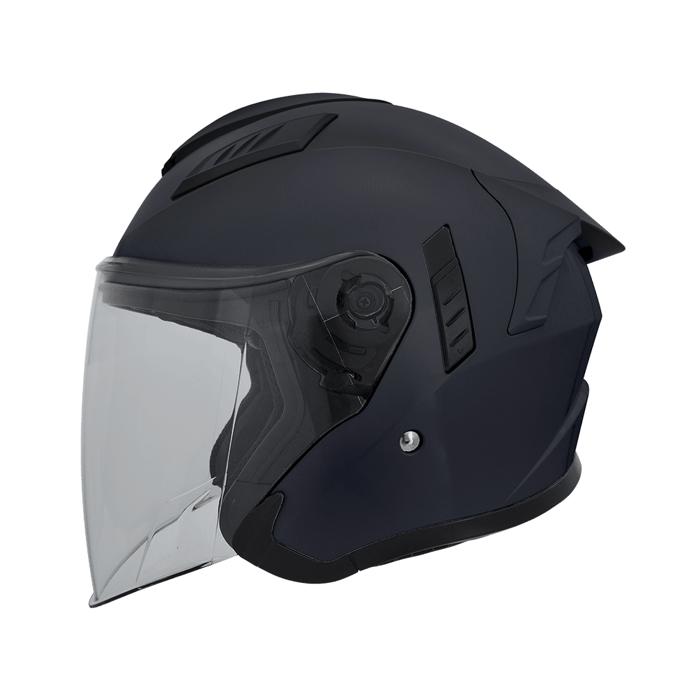 M2R VO-1 石曜黑 素色 3/4罩 內墨片款式