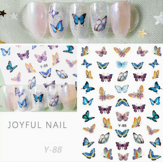 熱賣美甲  蝴蝶貼紙Y系列（Y-88）