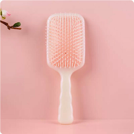 New household scalp and head meridian large board comb (pearlescent powder) [size: 24*8.3cm]