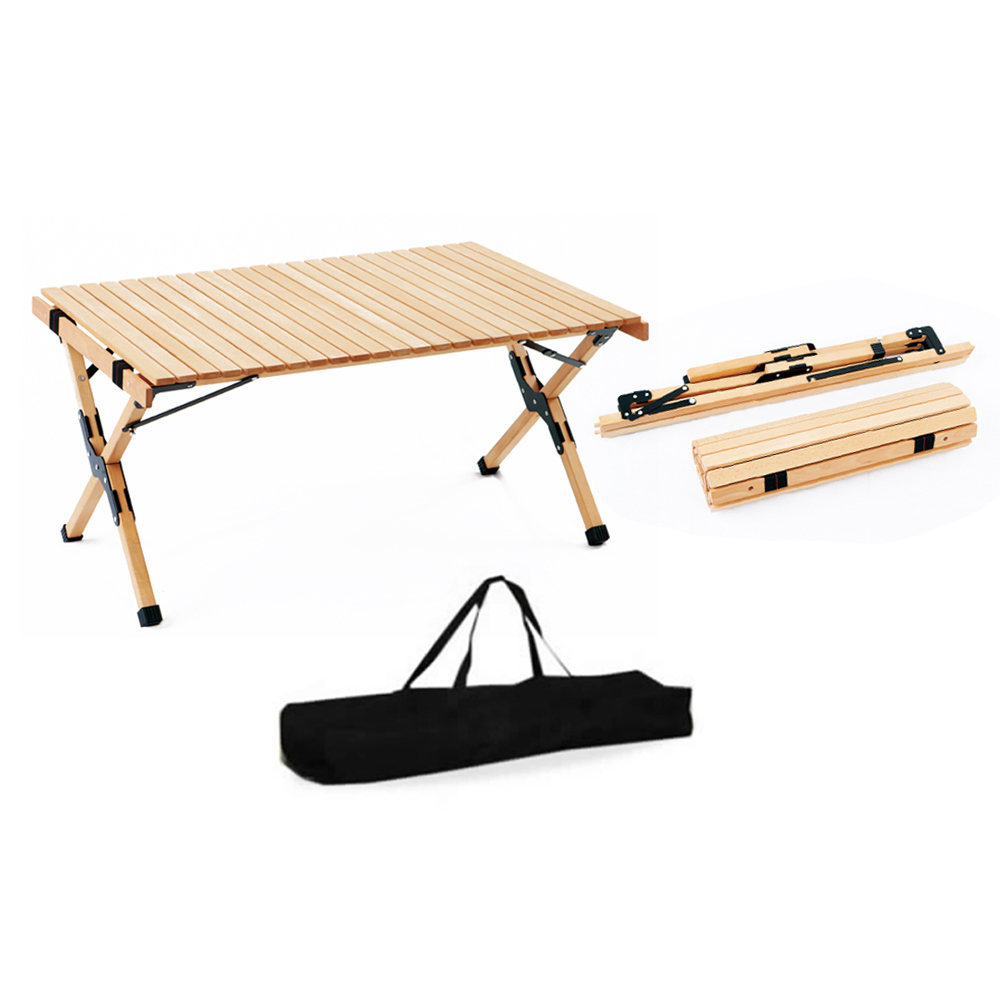 VISIONPEAKS 木製露營桌90*60*45CM