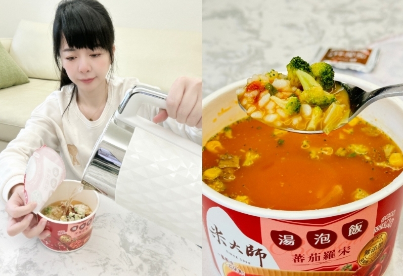 湯泡飯隨時開飯，料多實在，微波加熱好方便