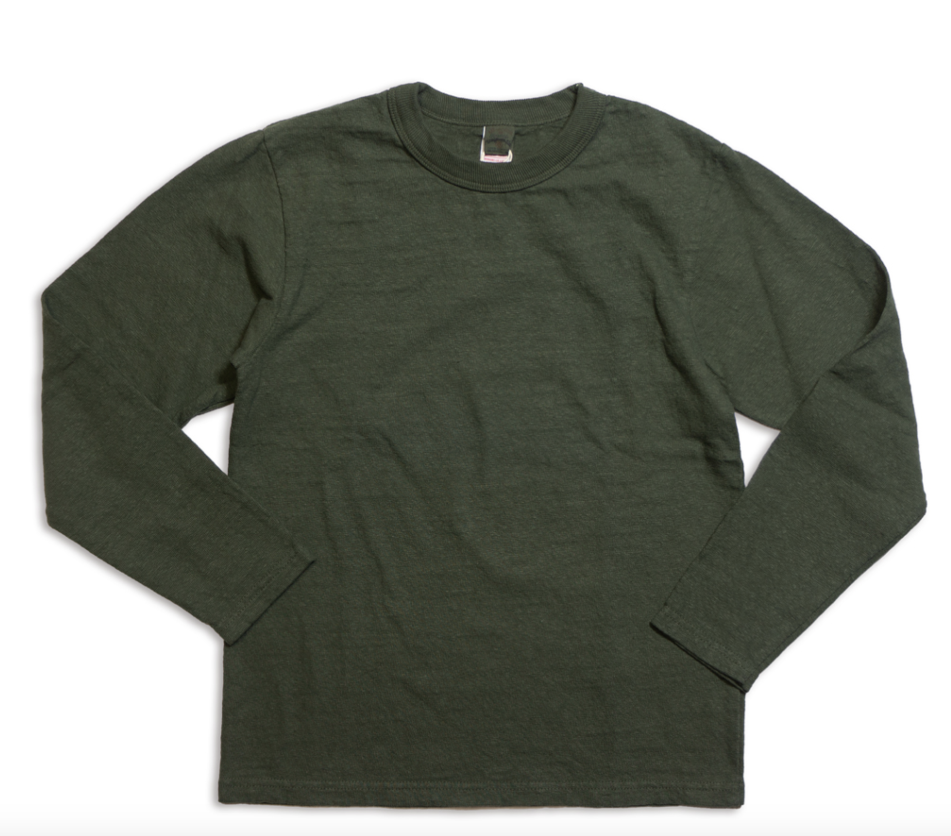 UES No.8 SLUB NEP LONG SLEEVE T-SHIRT / Green