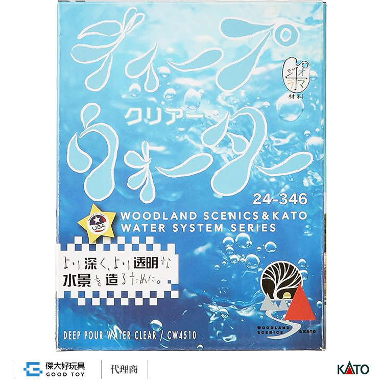 KATO 24-346 場景素材 造水劑套組 (深水/透明 效果)