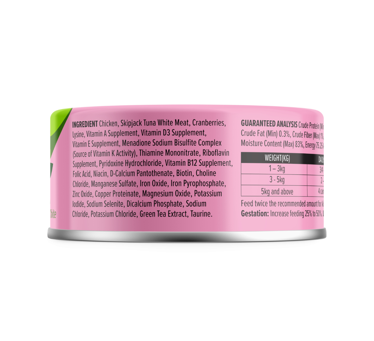 Nurture Pro 貓主食罐 - 雞肉、白肉吞拿、小紅莓(尿道健康配方） 80g