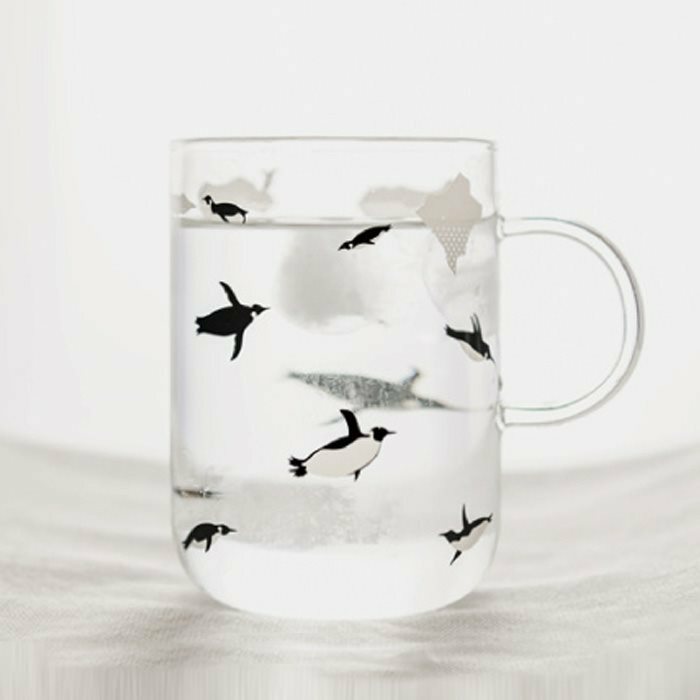 南極企鵝玻璃杯∣簡約系列∣FOHO