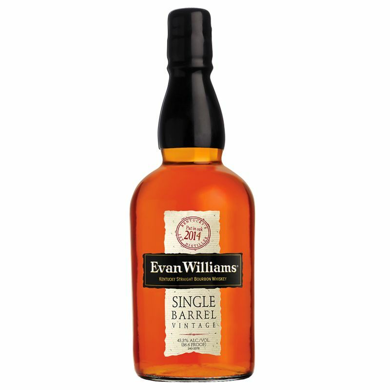 Evan Williams Single Barrel 2014 Vintage Kentucky Straight Bourbon Whiskey 750mL