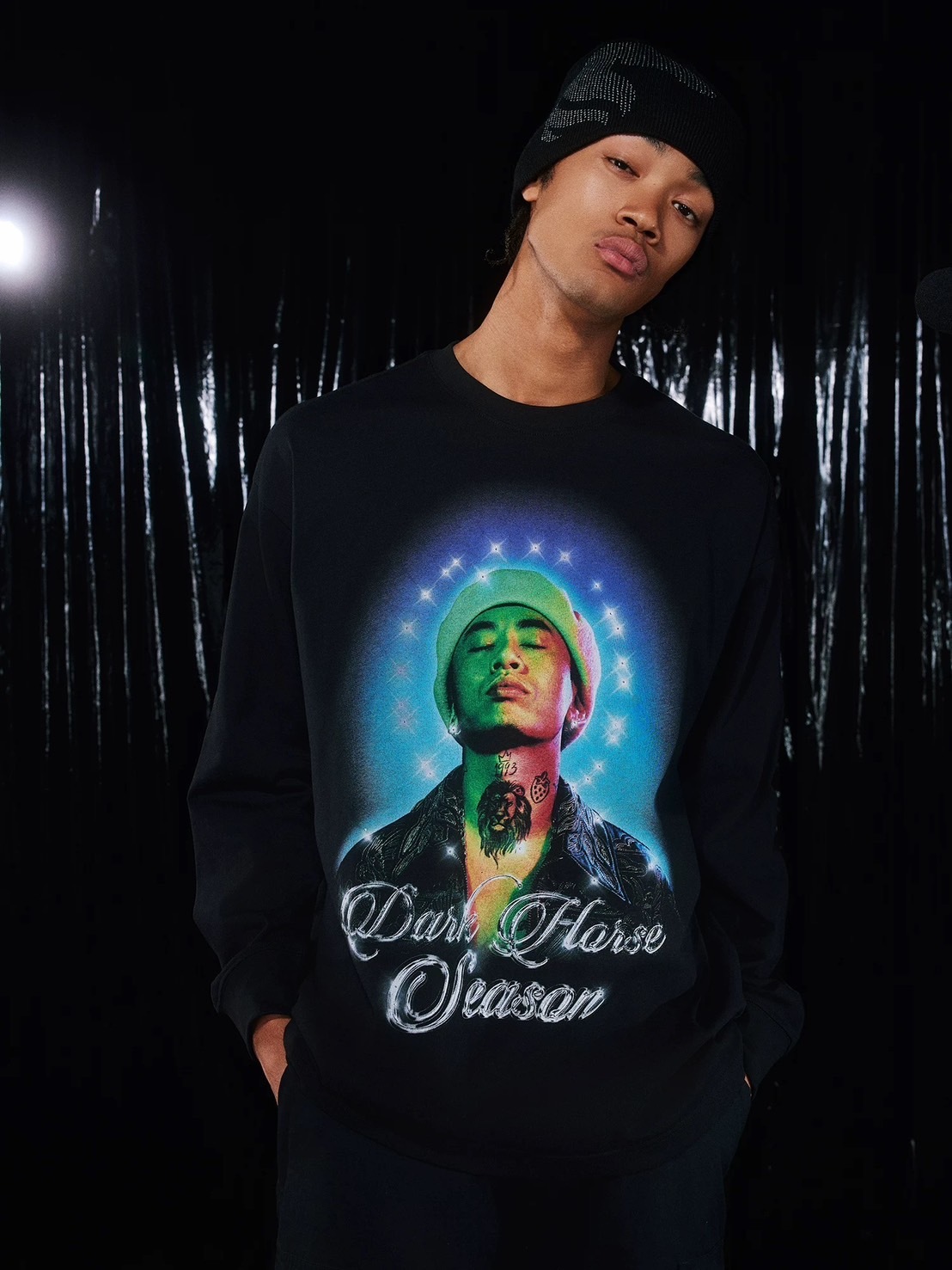 AFGK 黑馬季節·Superstar 馬思唯頭像印花 長袖 T A FEW GOOD KIDS