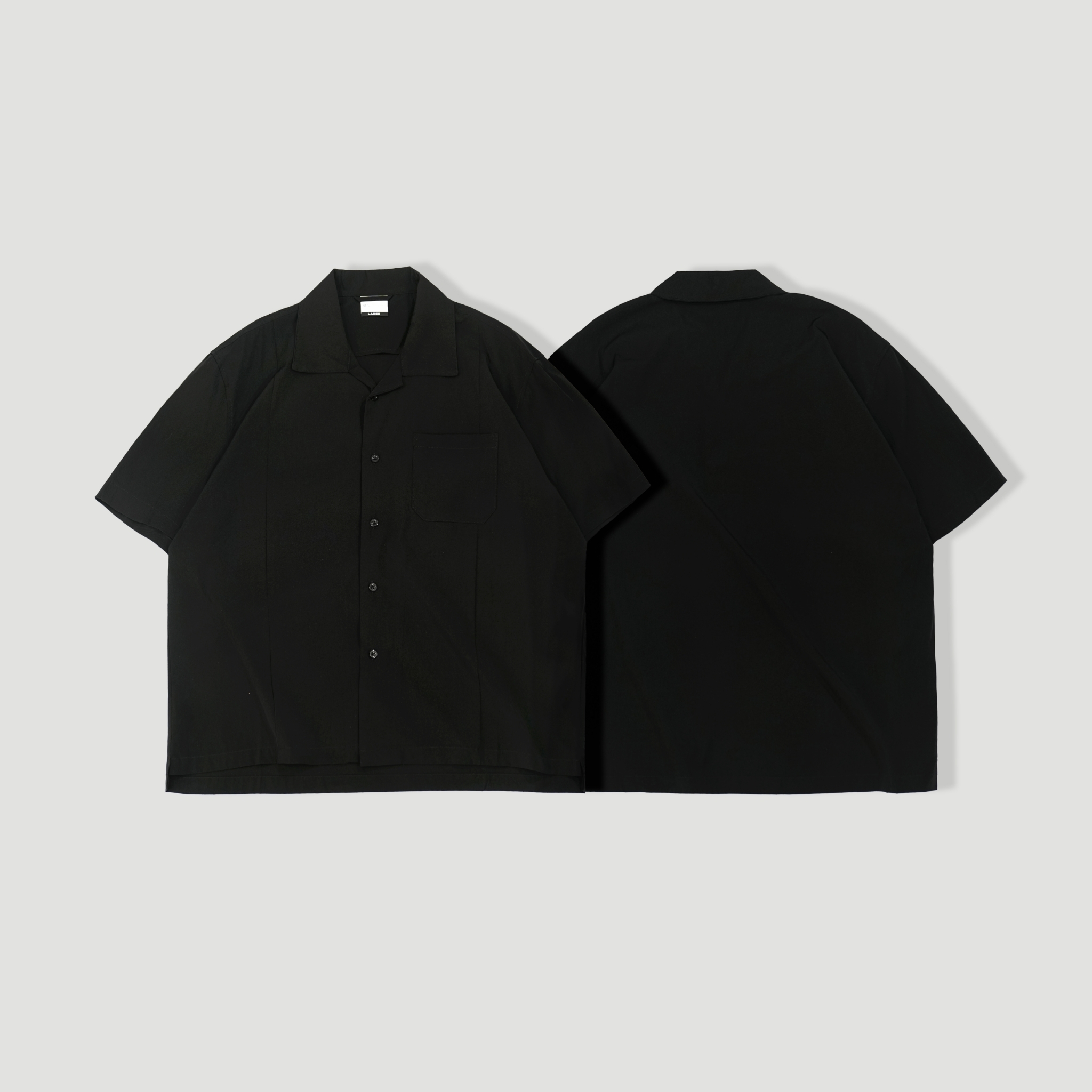 【車庫服飾】QUEST AIR SHIRT 涼感拼接短袖襯衫