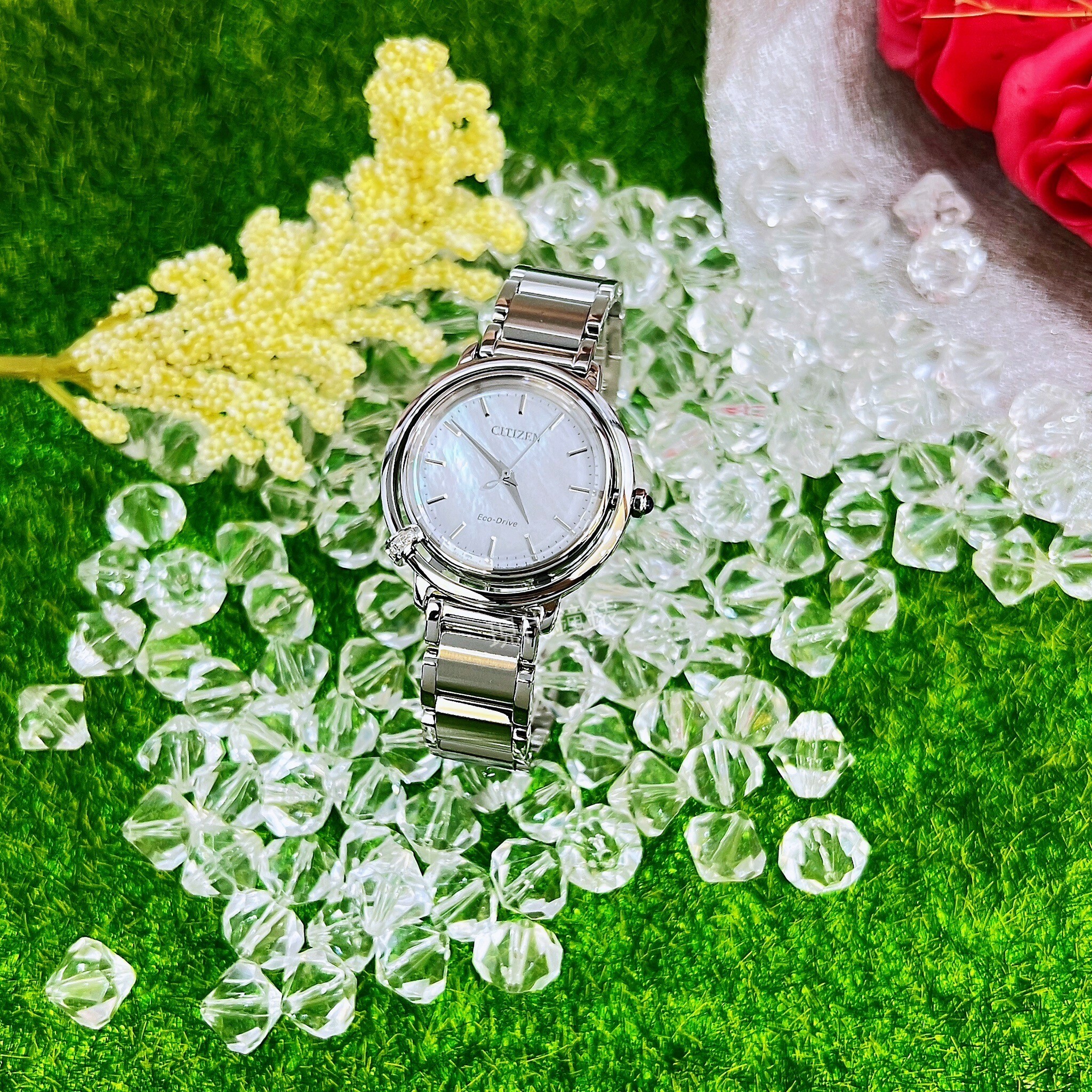 【CITIZEN星辰】】L系列曙光照耀奢華女錶 - 贈皮錶帶 EM1090-60D 31.2mm 現代鐘錶