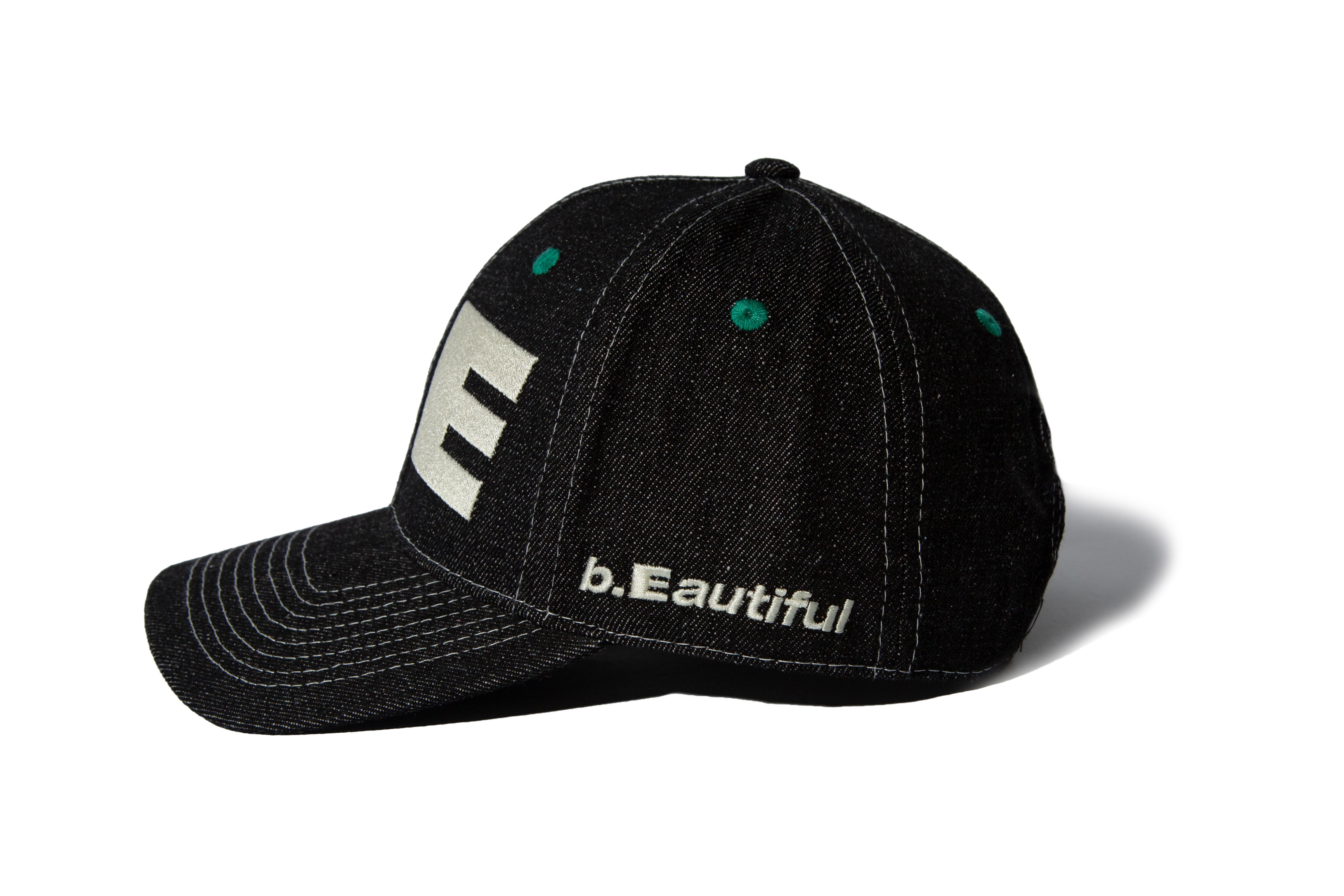 b.E Hat Black Denim | Off-White – Above The Clouds