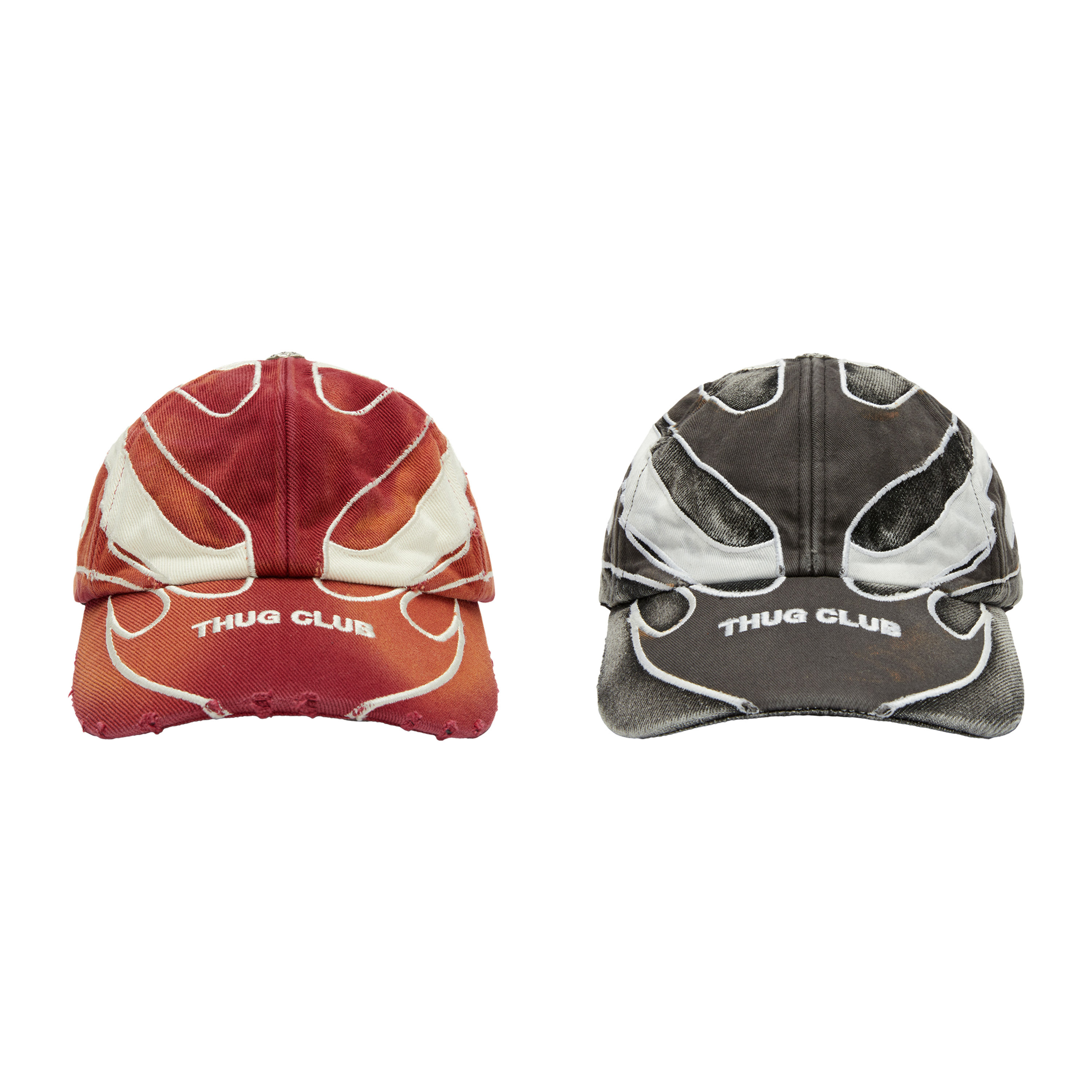 Thug Club / Chopper Flame Stud Cap - Black, Red