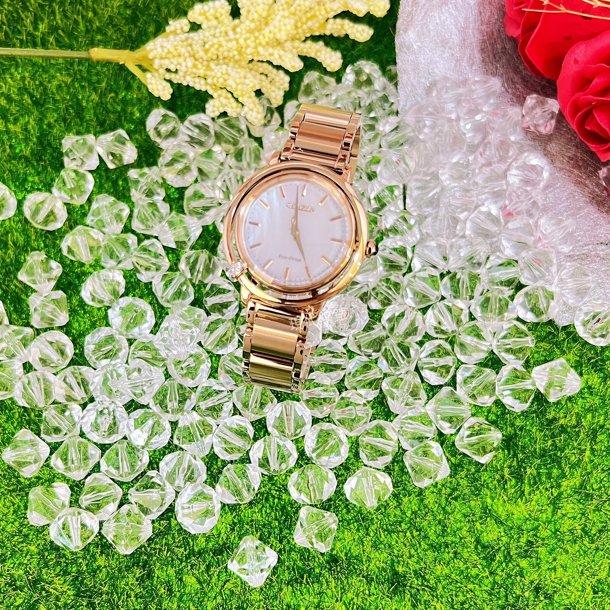 【CITIZEN星辰】】L系列曙光照耀奢華女錶 - 贈皮錶帶 EM1093-61D 31.2mm 現代鐘錶