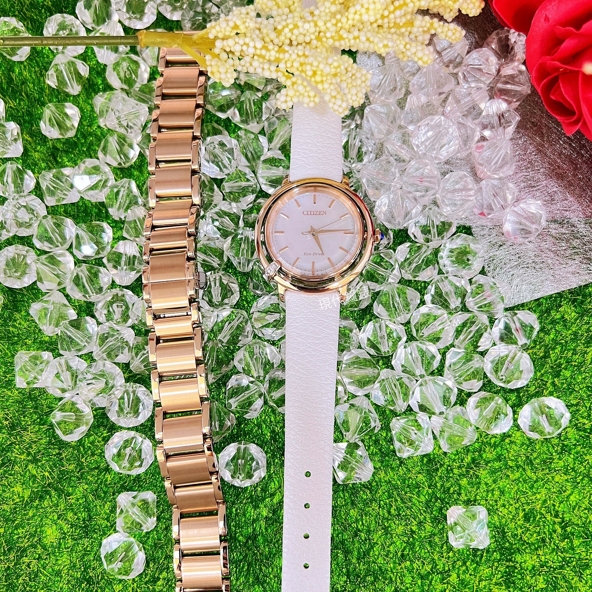 【CITIZEN星辰】】L系列曙光照耀奢華女錶 - 贈皮錶帶 EM1093-61D 31.2mm 現代鐘錶