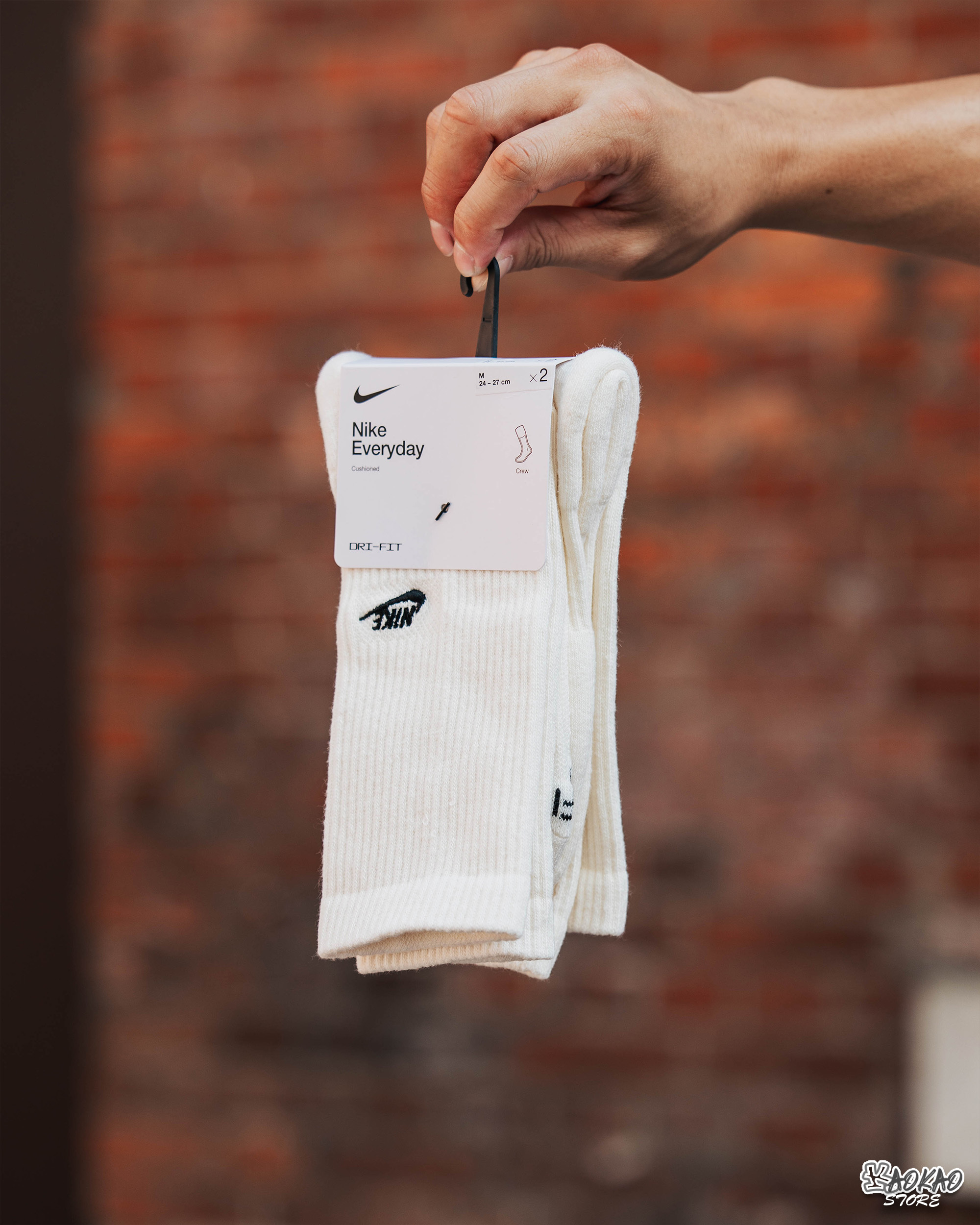 「代購」NIKE Everyday Cushioned 中筒襪 (2 雙)【FZ3073-133】