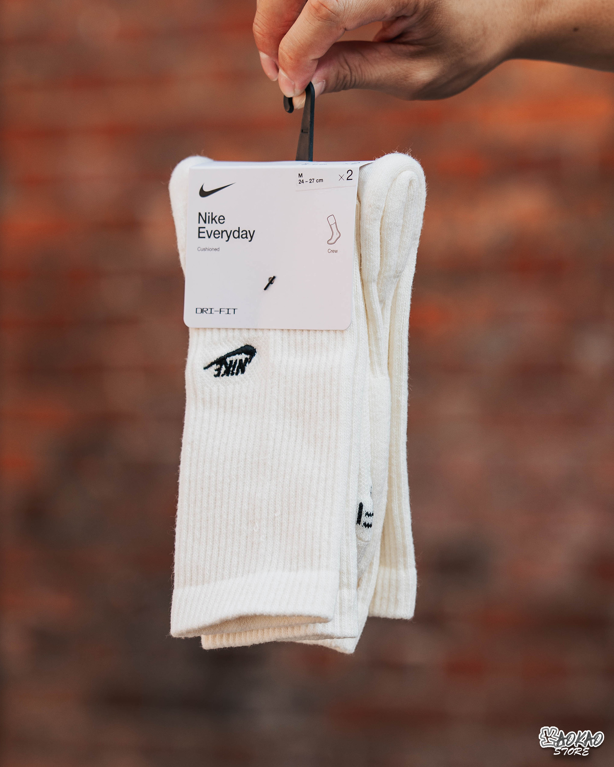 「代購」NIKE Everyday Cushioned 中筒襪 (2 雙)【FZ3073-133】