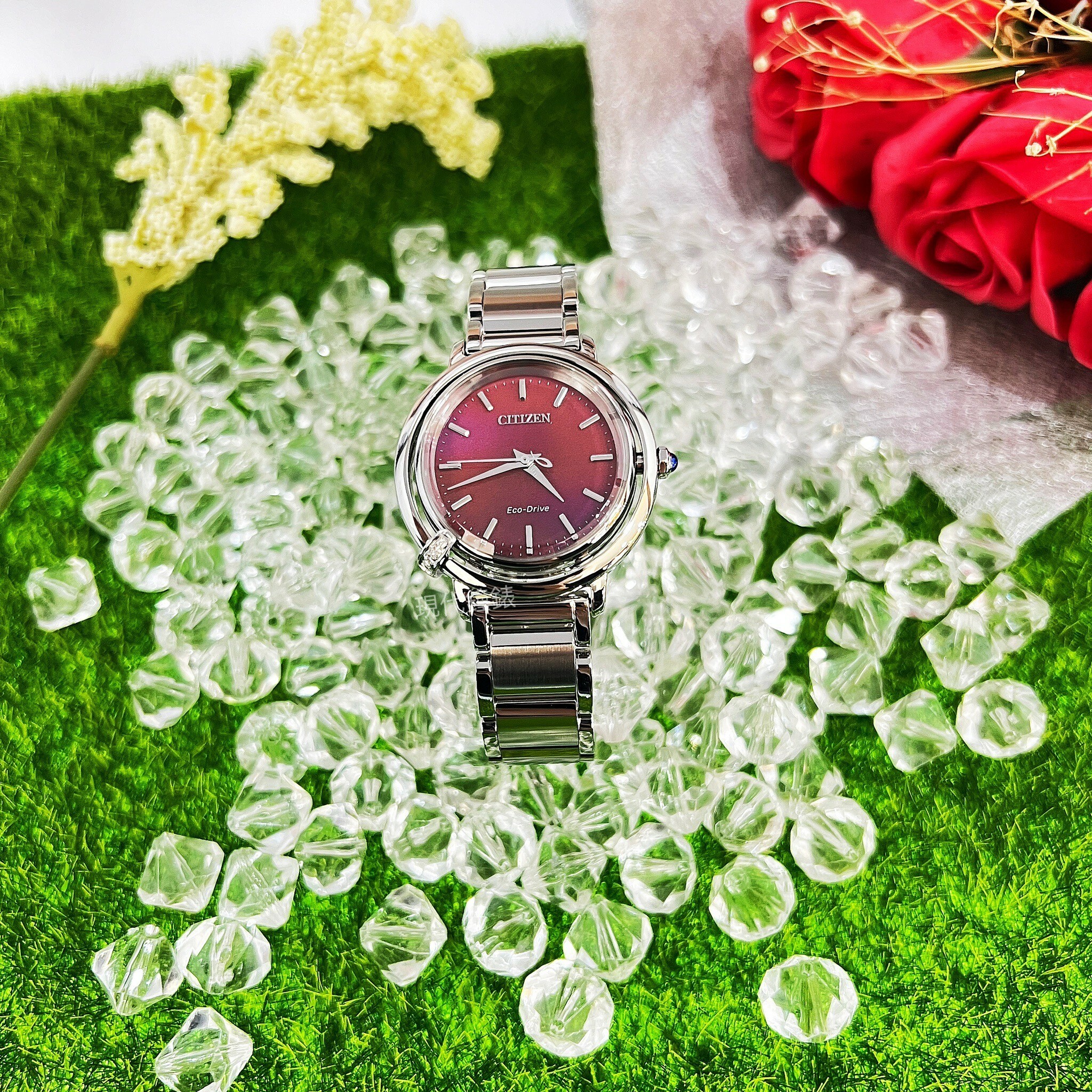 【CITIZEN星辰】】L系列曙光照耀奢華女錶 - 贈皮錶帶EM1090-78X 31.2mm 現代鐘錶