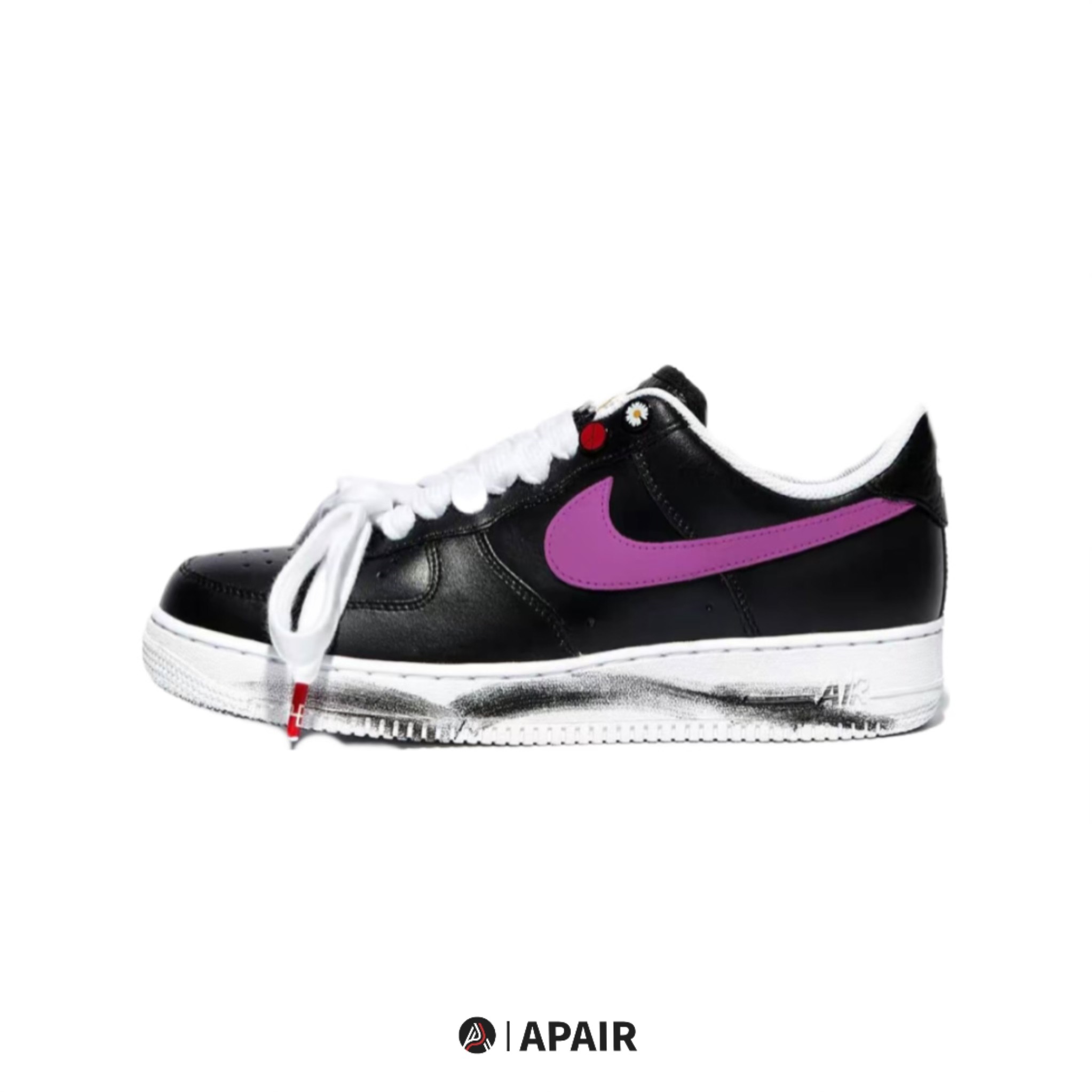 【APAIR】預購 PEACEMINUSONE x Nike Air Force 1 low “para-noise 3.0” Gd 聯名款 鴛鴦配色 易碎鞋面 AQ3692-004