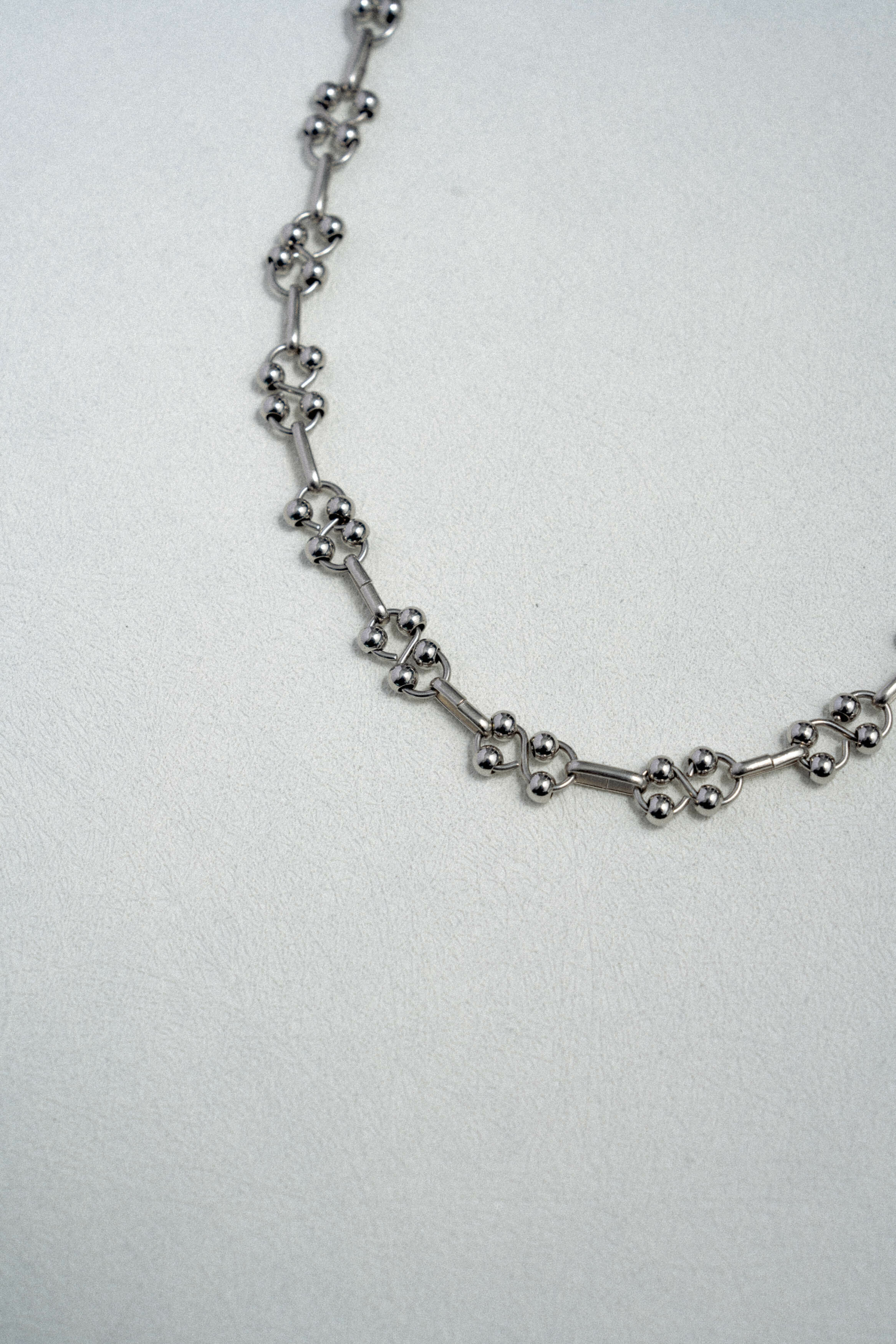 【BLUZ MADE】雙環球形項鍊 鎖骨鏈