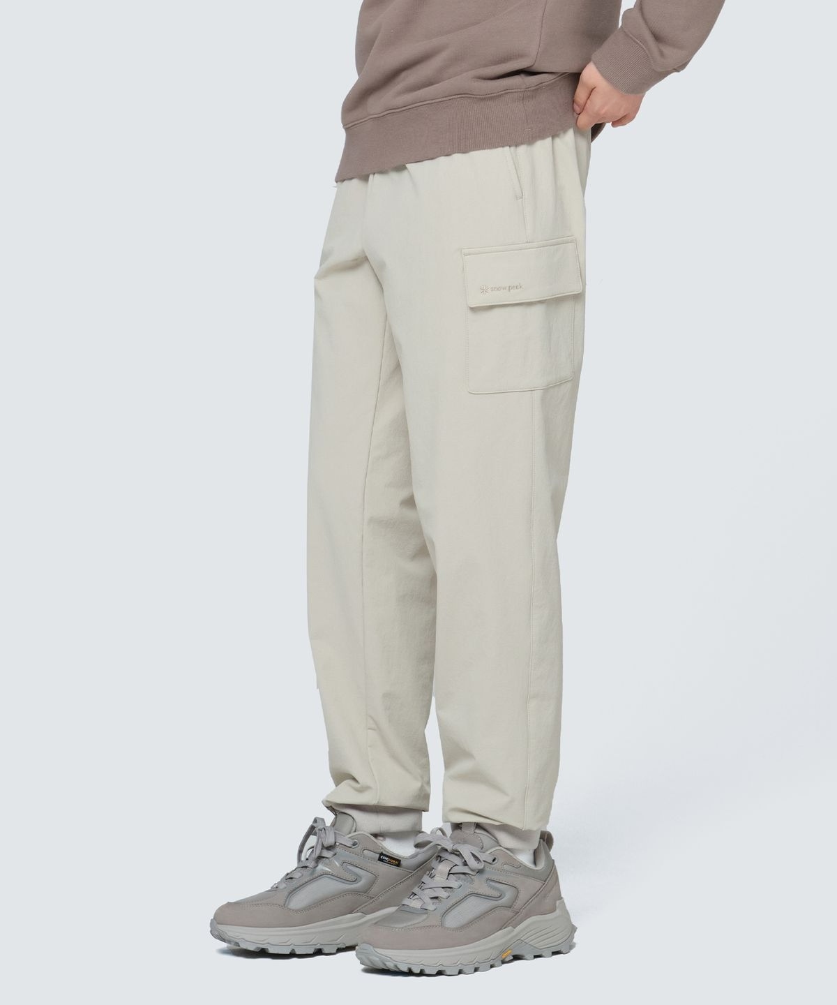 【代購】Snow Peak 雪諾必克 女 Lago 羊毛 工裝 口袋 縮口褲 長褲 S24WWTPT35