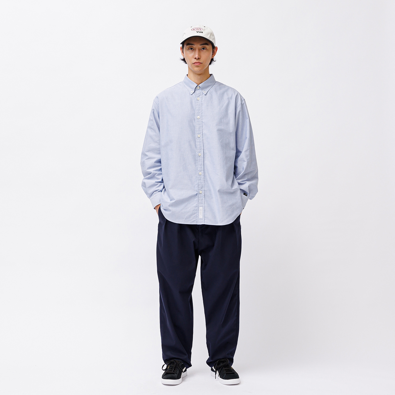 Wtaps 242TQDT-SHM01 BD 01/LS / COTTON. OXFORD