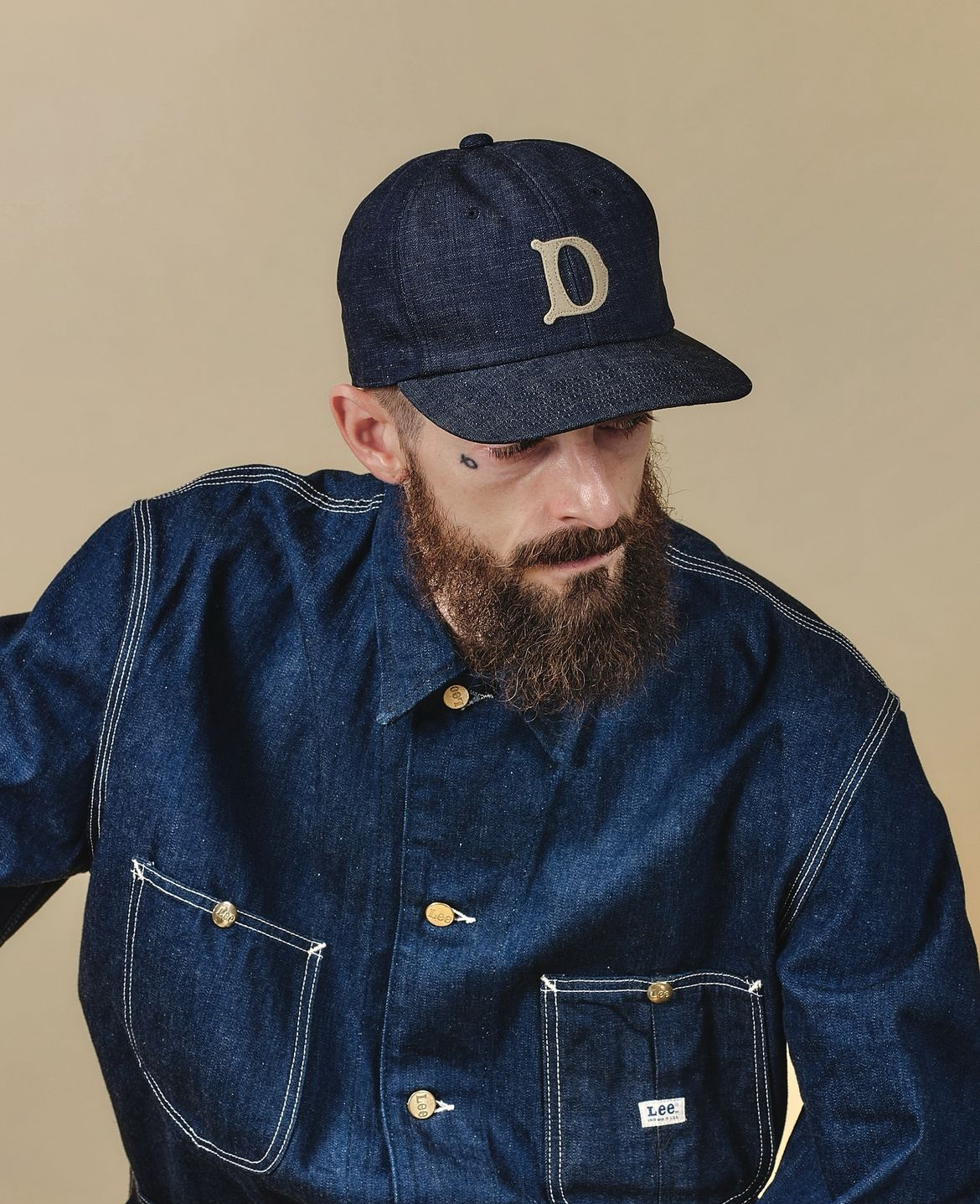 2024AW THE H.W. DOG & CO. BASEBALL CAP-J LOGO GINZA SIX 限定 藍染 大D 棒球帽 帽子 2色 現貨 D-00001-J